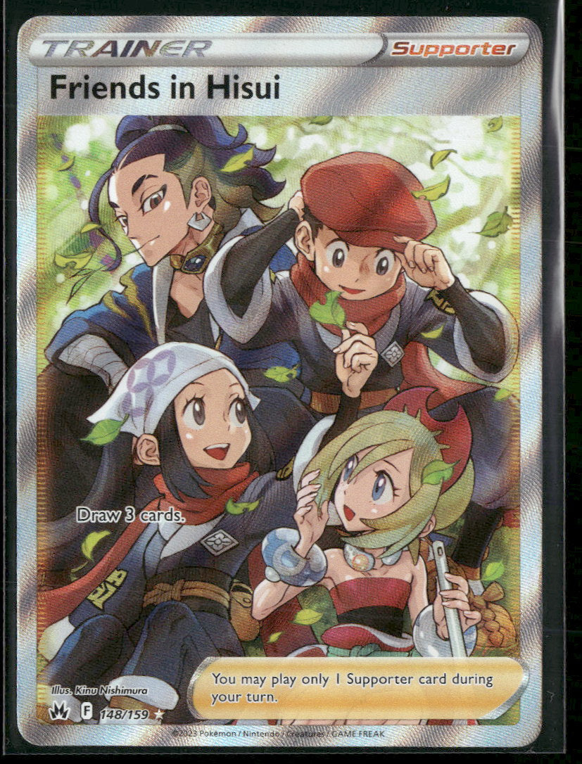 SWSH: Crown Zenith Friends in Hisui (Full Art) #148/159