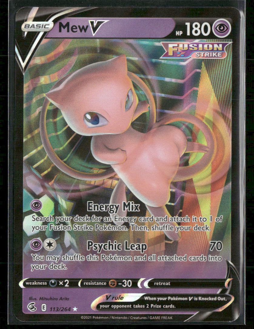 SWSH08: Fusion Strike Mew V #113/264