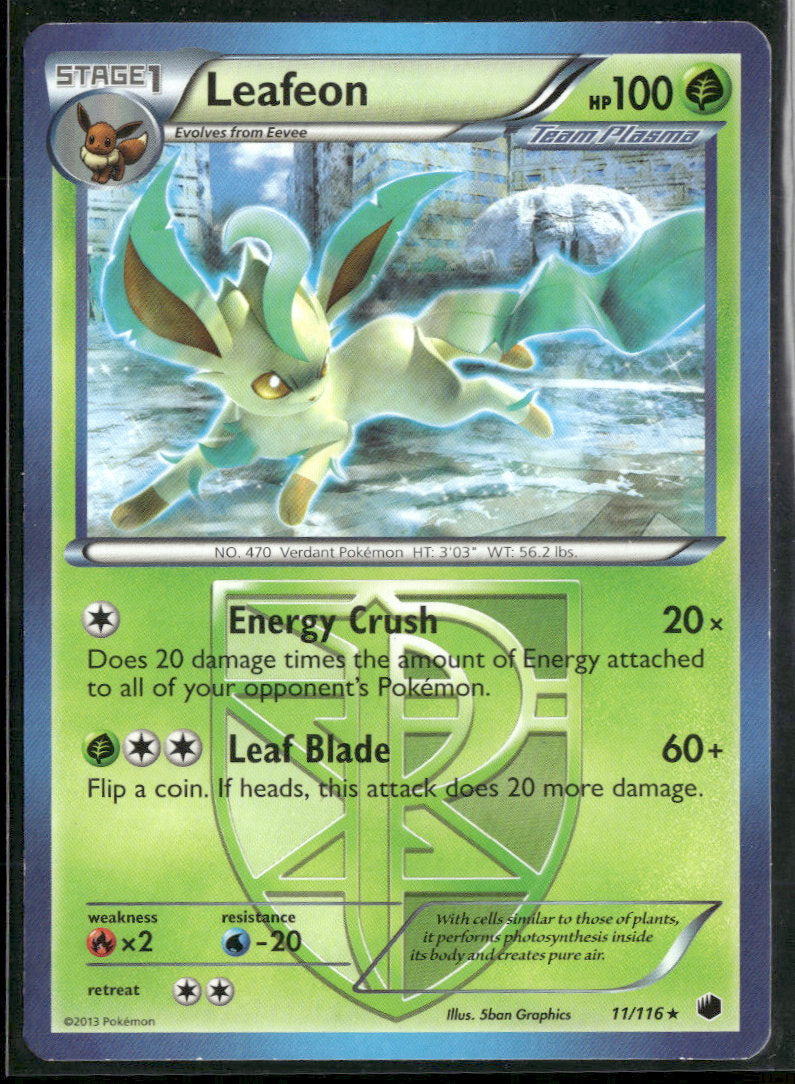 Plasma Freeze Leafeon (Team Plasma) #11/116