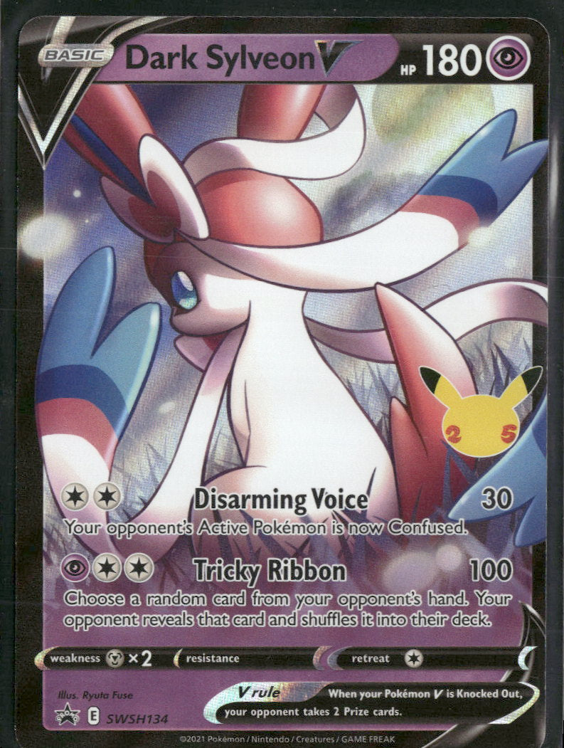 SWSH: Sword & Shield Promo Cards Dark Sylveon V #SWSH134