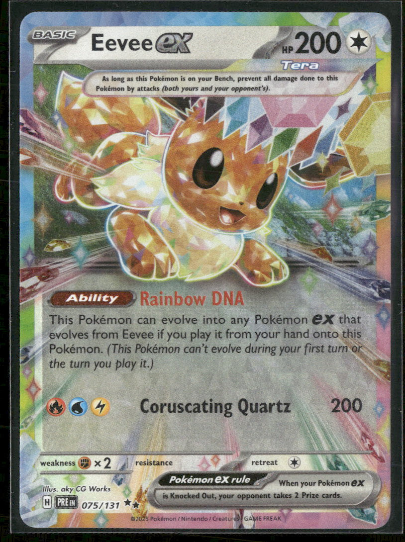 SV: Prismatic Evolutions Eevee ex #075/131
