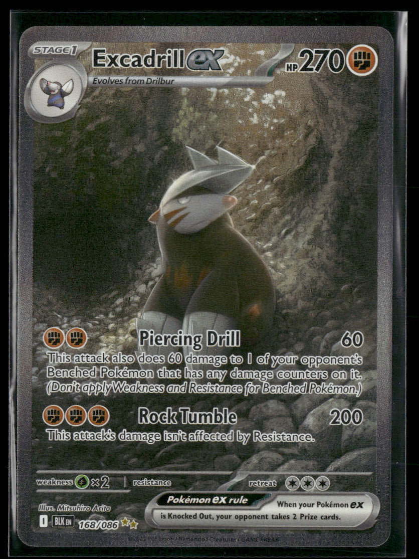 SV: Black Bolt Excadrill ex #168/086