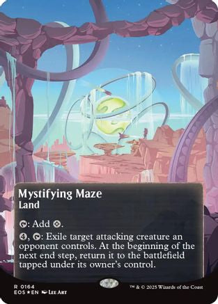 Mystifying Maze (0164) (Borderless) (Galaxy Foil) (EOS-164) - Edge of Eternities: Stellar Sights Foil