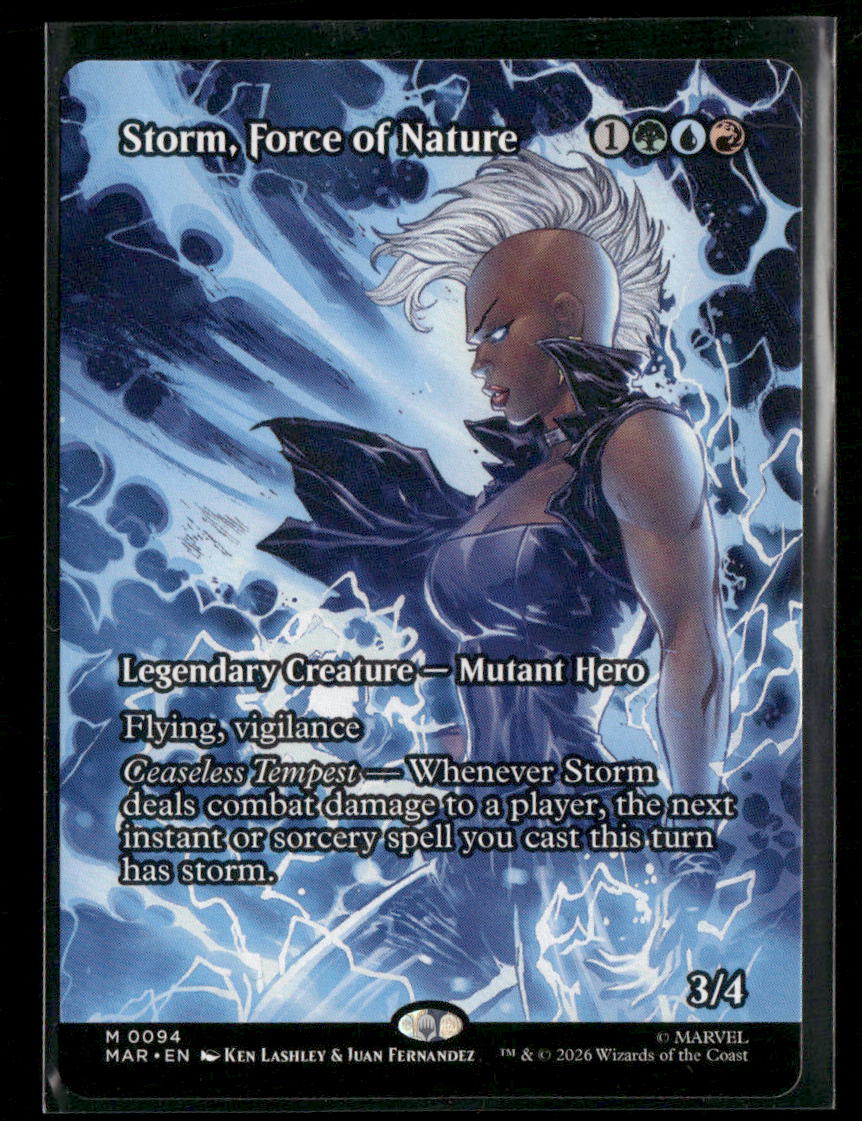 Marvel Universe Eternal-Legal Storm, Force of Nature (Borderless) #94