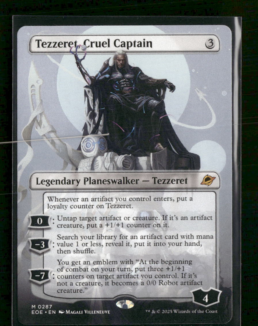 Edge of Eternities Tezzeret, Cruel Captain (Borderless) #287