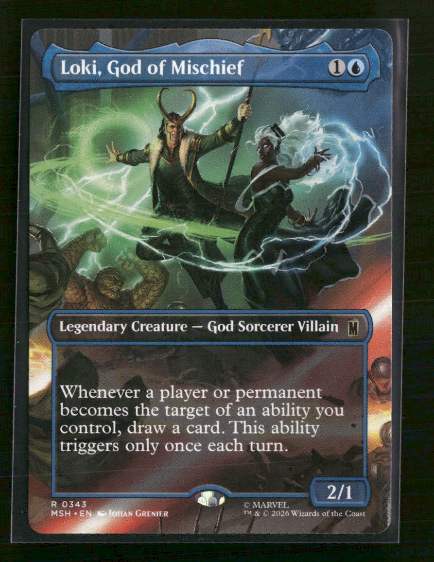Marvel Super Heroes Loki, God of Mischief (Borderless) #343