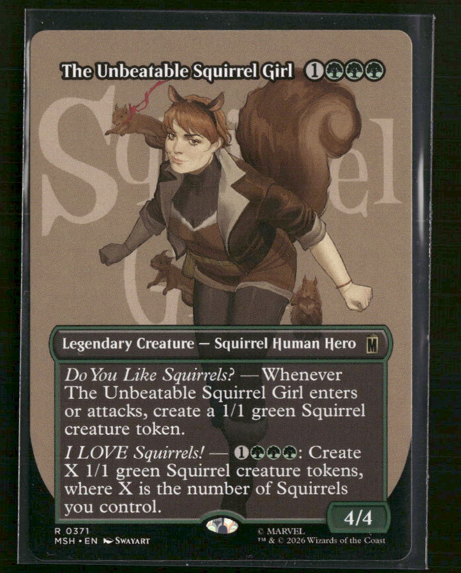 Marvel Super Heroes The Unbeatable Squirrel Girl (Borderless) #371