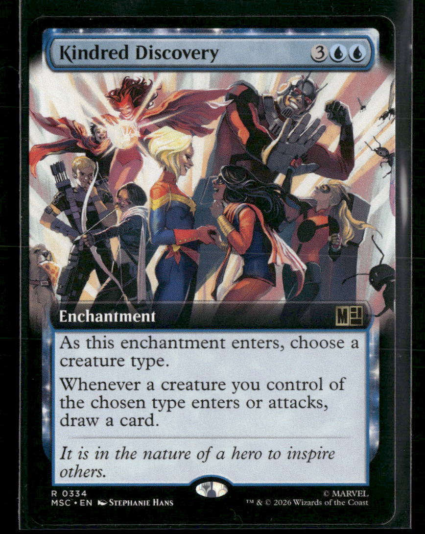 Commander: Marvel Super Heroes Kindred Discovery (Extended Art) #334