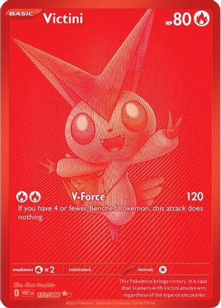 Victini 172/086 - SV White Flare Holofoil