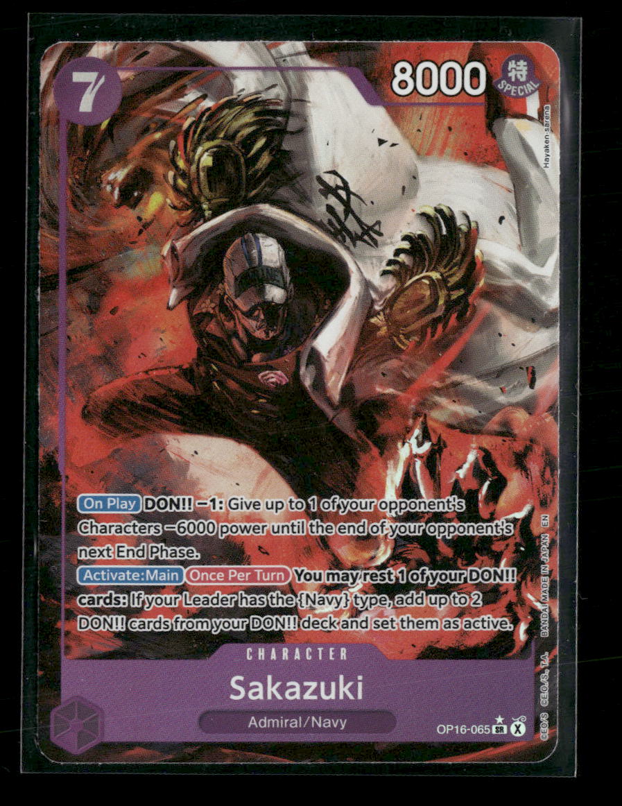 The Time of Battle Sakazuki (Alternate Art) #OP16-065
