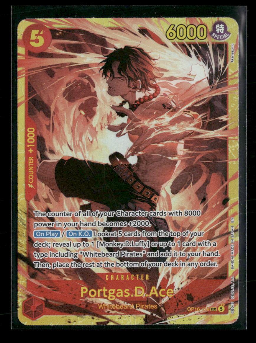 The Time of Battle Portgas.D.Ace (118) #OP16-118