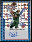 2025 Topps C. S. Auto Blue Geometric Refractor #/99 Derrick White #BSA-DW