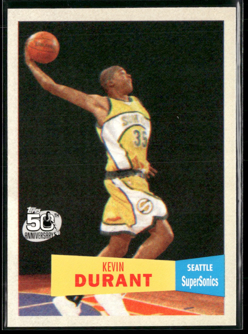 2007-08 Topps 1957-58 Variations Kevin Durant Rookie #112