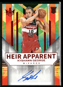 2024-25 Panini Court Kings Heir Apparent Amber Kyshawn George #/75 Auto #HA-KYS