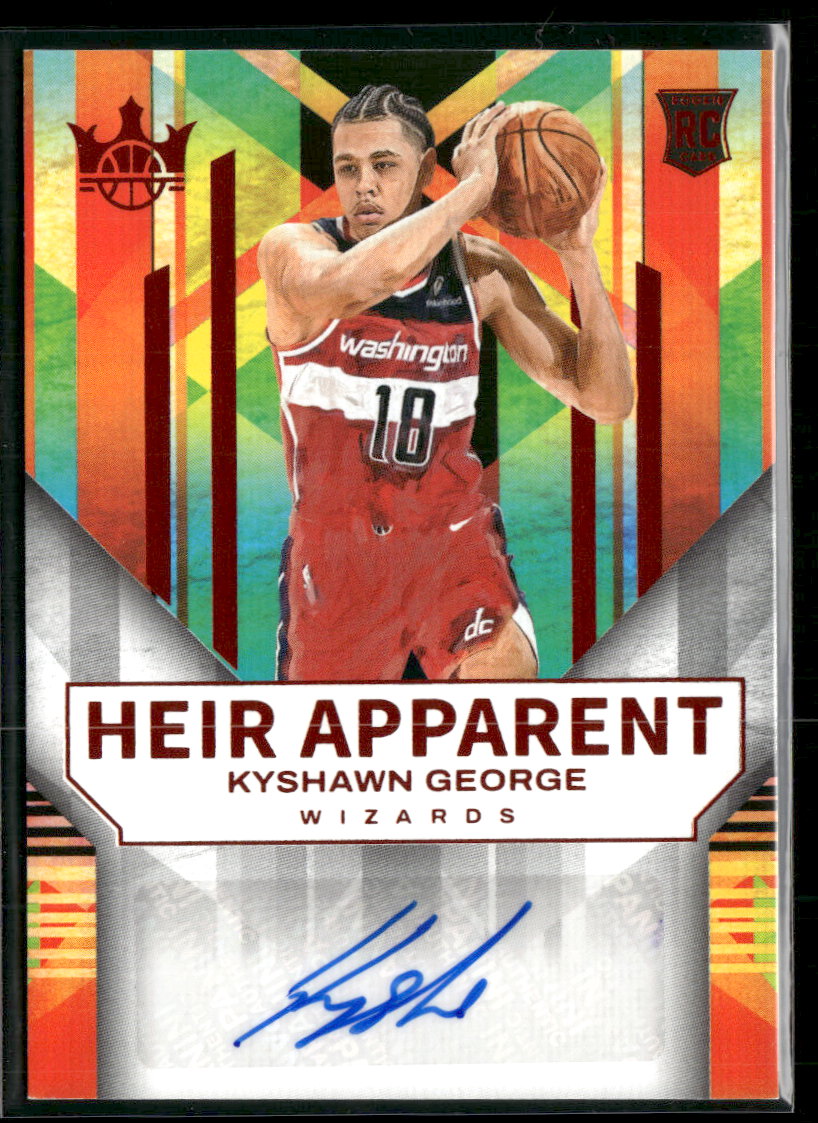 2024-25 Panini Court Kings Heir Apparent Amber Kyshawn George #/75 Auto #HA-KYS