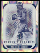 2025 Panini Phoenix Contours Silver Lava Prizm Matthew Stafford #/199 #19