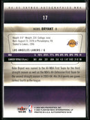 2004-05 SkyBox Autographics Kobe Bryant #17