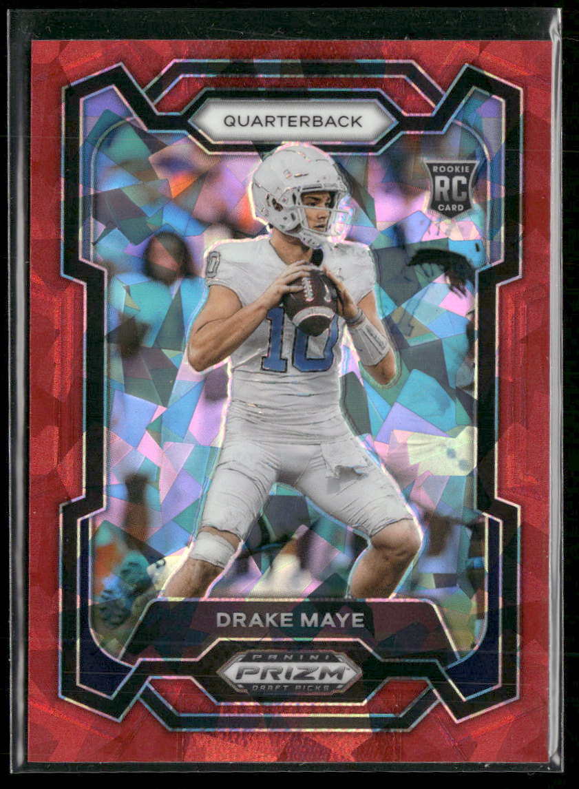 2024 Panini Prizm Draft Picks Red Ice Drake Maye #103