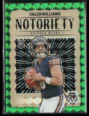 2024 Panini Mosaic Notoriety Green Mosaic Caleb Williams #18