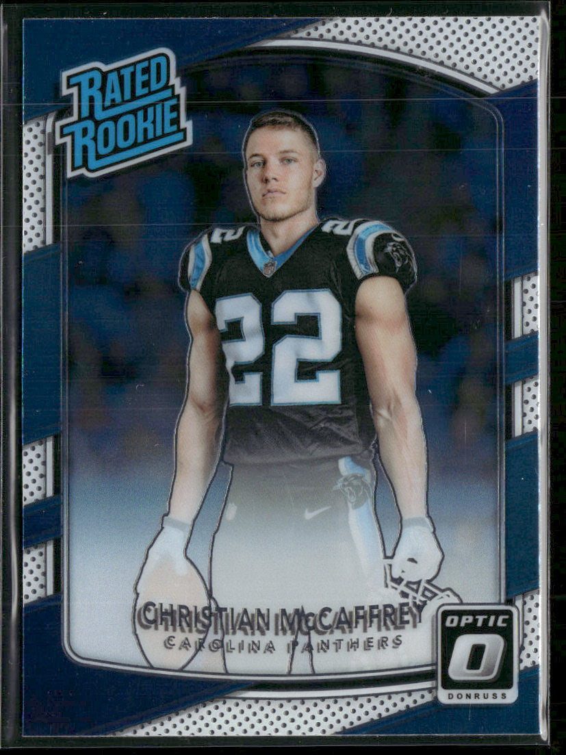 2017 Donruss Optic Christian McCaffrey Rookie #168