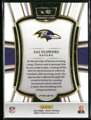 2025 Panini Select Zebra Prizm Zay Flowers #162