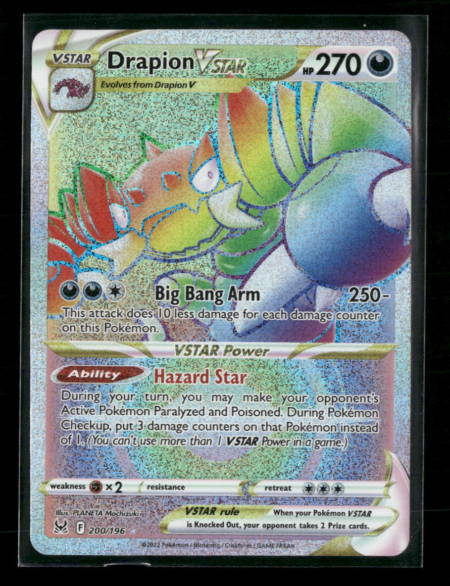 SWSH11: Lost Origin Drapion VSTAR (Secret) #200/196