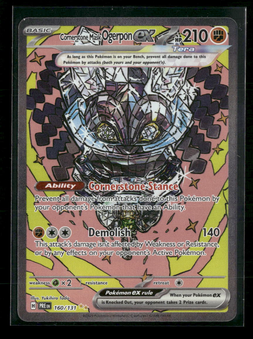 SV: Prismatic Evolutions Cornerstone Mask Ogerpon ex #160/131