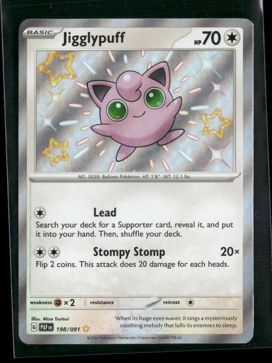 SV: Paldean Fates Jigglypuff #198/091