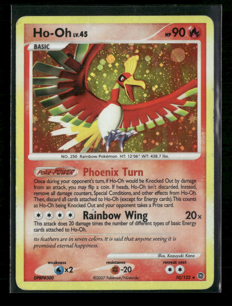 Secret Wonders Ho-Oh #10/132 Damaged