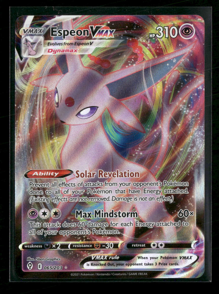 SWSH07: Evolving Skies Espeon VMAX #065/203