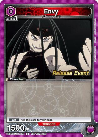 Envy (075) (UEPR/FMA-1-075) - UE09BT FULLMETAL ALCHEMIST Release Event Cards