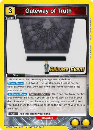 Gateway of Truth (UEPR/FMA-1-028) - UE09BT FULLMETAL ALCHEMIST Release Event Cards