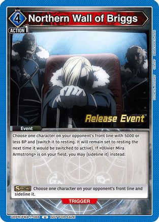 Northern Wall of Briggs (UEPR/FMA-1-066) - UE09BT FULLMETAL ALCHEMIST Release Event Cards