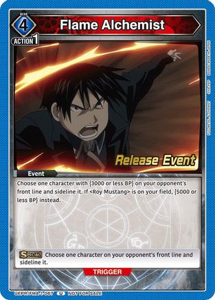 Flame Alchemist (UEPR/FMA-1-067) - UE09BT FULLMETAL ALCHEMIST Release Event Cards