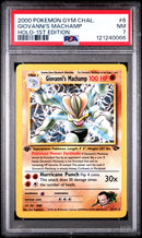 2000 Pokemon Gym Challenge Holo-1st Edition Giovanni'S Machamp 7 PSA #6