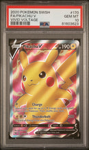 2020 Pokemon Sword & Shield Vivid Voltage Vivid Voltage Fa/Pikachu V 10 PSA #170