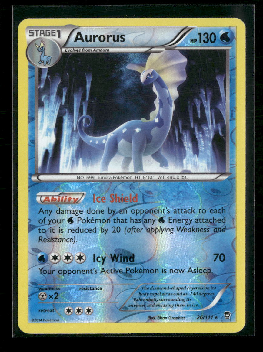 XY - Furious Fists Aurorus #26/111