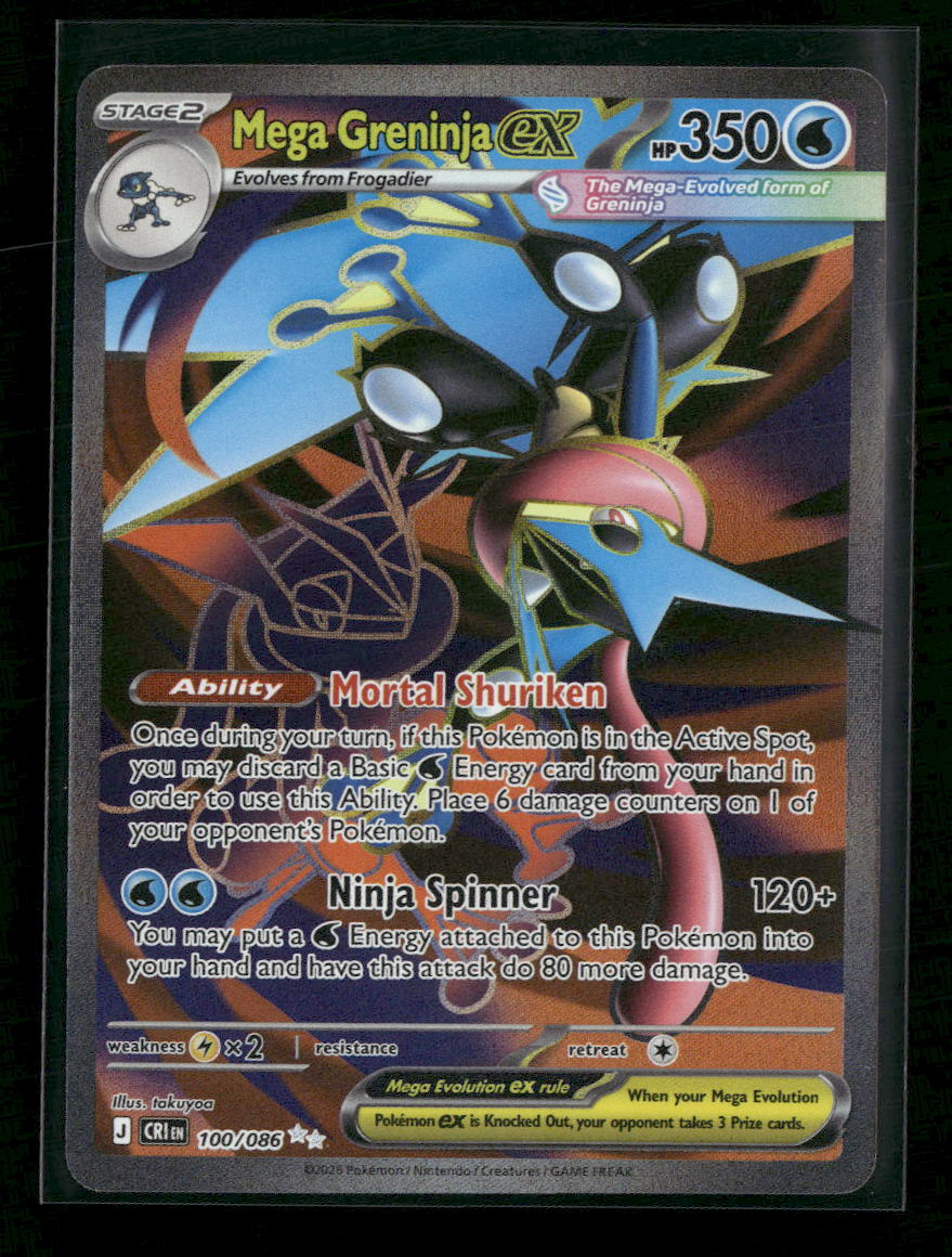 ME04: Chaos Rising Mega Greninja ex #100/086