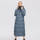 Extra Long Hooded Thermal Windproof Coat