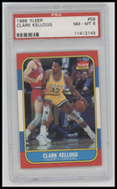 1986 Fleer Clark Kellogg 8 PSA #58