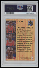 1993 Ultra All-NBA Michael Jordan 9 PSA #2