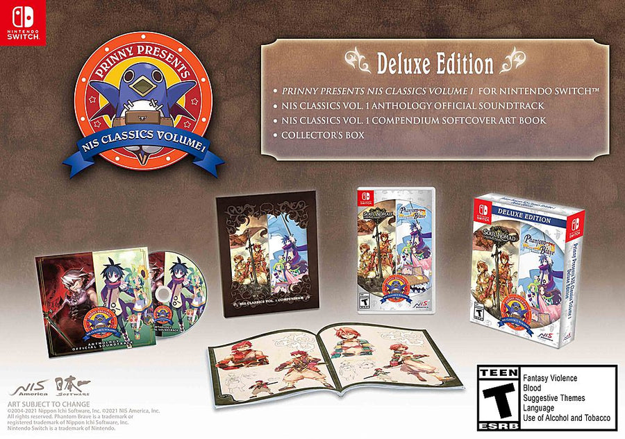 Prinny Presents NIS Classics Volume 1 Deluxe Edition (Nintendo Switch)