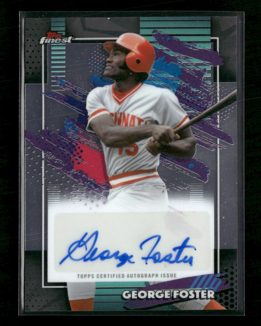 2026 Topps Finest George Foster Auto #FMA-GF