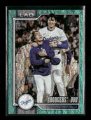 2026 Topps Aqua Holo Foil Dodgers Duo #265