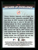 2001 Topps Chrome Combos Decades of Excellence #TC1