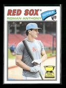 2026 Topps Heritage Image Variation Roman Anthony Rookie #86