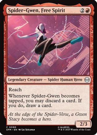 Spider-Gwen, Free Spirit (SPM-090) - Marvel's Spider-Man Foil