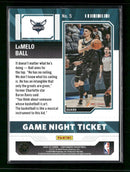 2023-24 Panini Contenders Game Night Ticket Cracked Ice LaMelo Ball #/25 #5