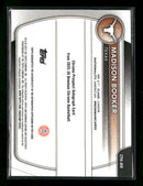 2025-26 Bowman Chrome Prospects Yellow Refractor Madison Booker #/75 #BCP-15