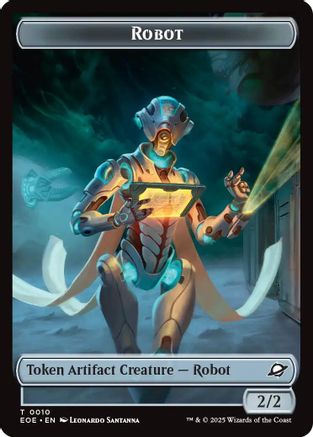 Robot // Lander (0006) Double-Sided Token (EOE-10 // 6) - Edge of Eternities